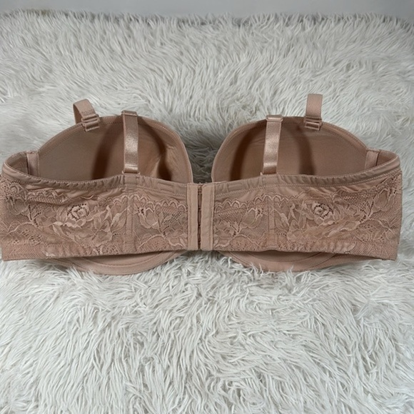 Torrid Curve Beige Bombshell Everyday Strapless Bra 44DD - Picture 4 of 11